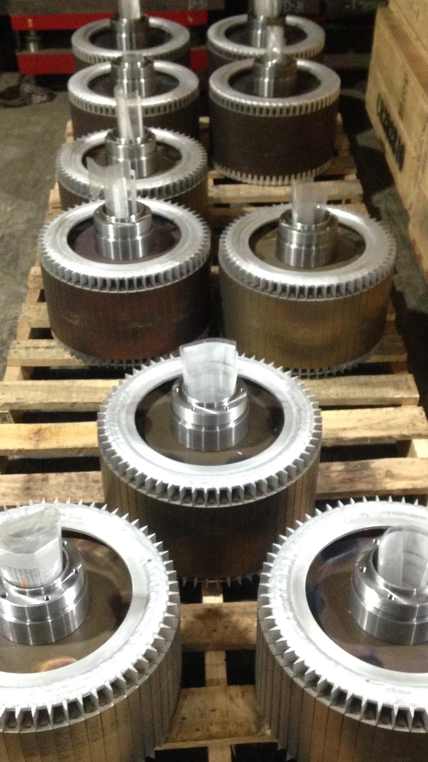 stator rotor build repair